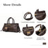 GELANNI – Kelly Bag for Women & Girls, Premium PU Handbag, Comes with Adjustable & Detachable Strap, with One Small Wallet, An Ideal Gift for Female -Dark Brown